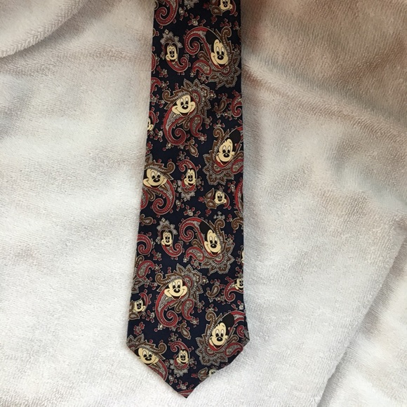 Mickey Mouse silk tie Balancine Inc The Tie Works - Picture 2 of 8